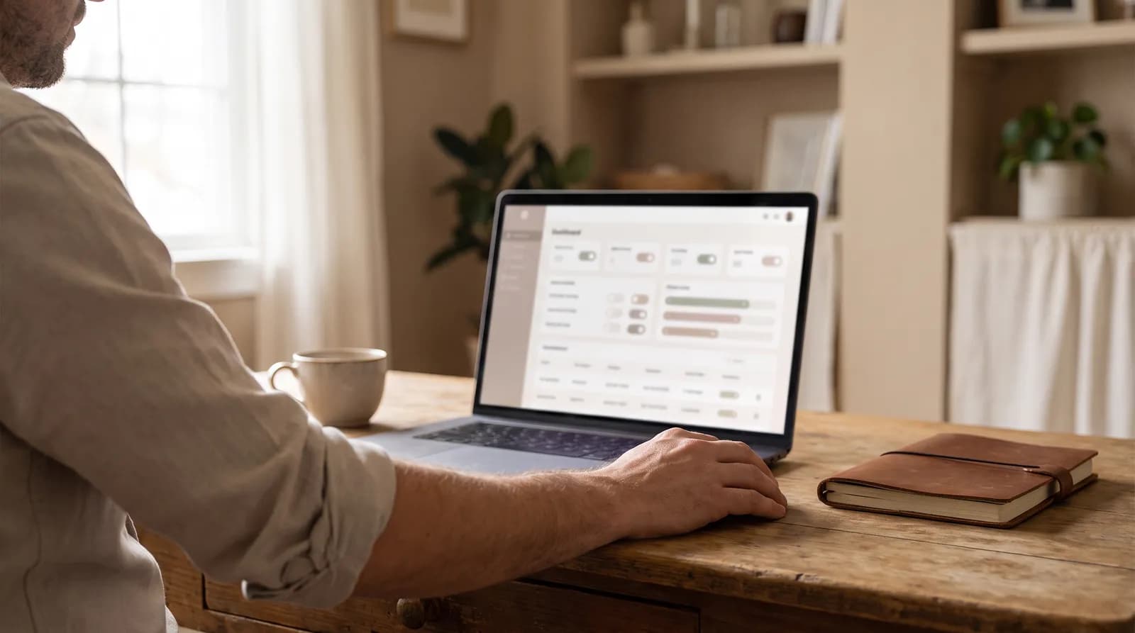 Developer reviewing user role and permission settings in an enterprise application dashboard